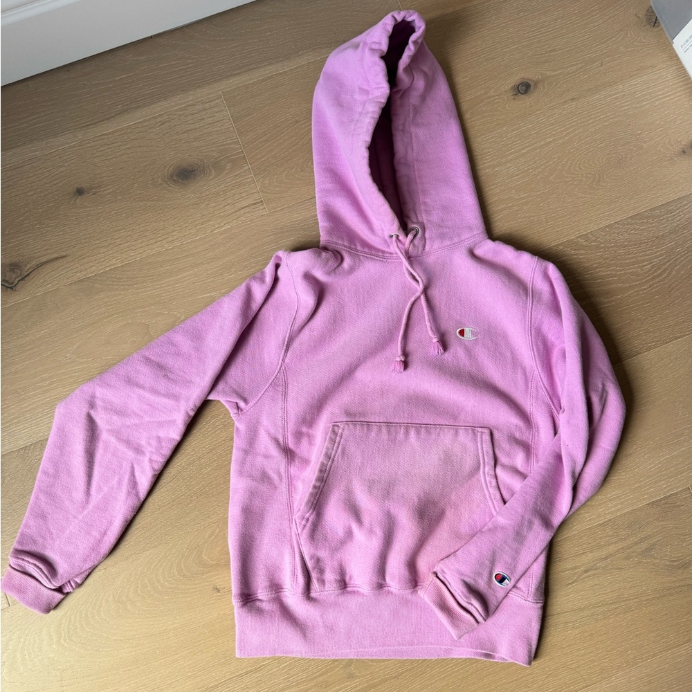 Champion Pink Reverse Weave Sweatshirt